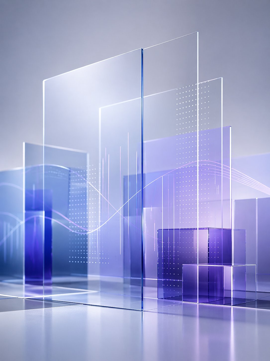 Abstract data-driven texture — AI signal pattern